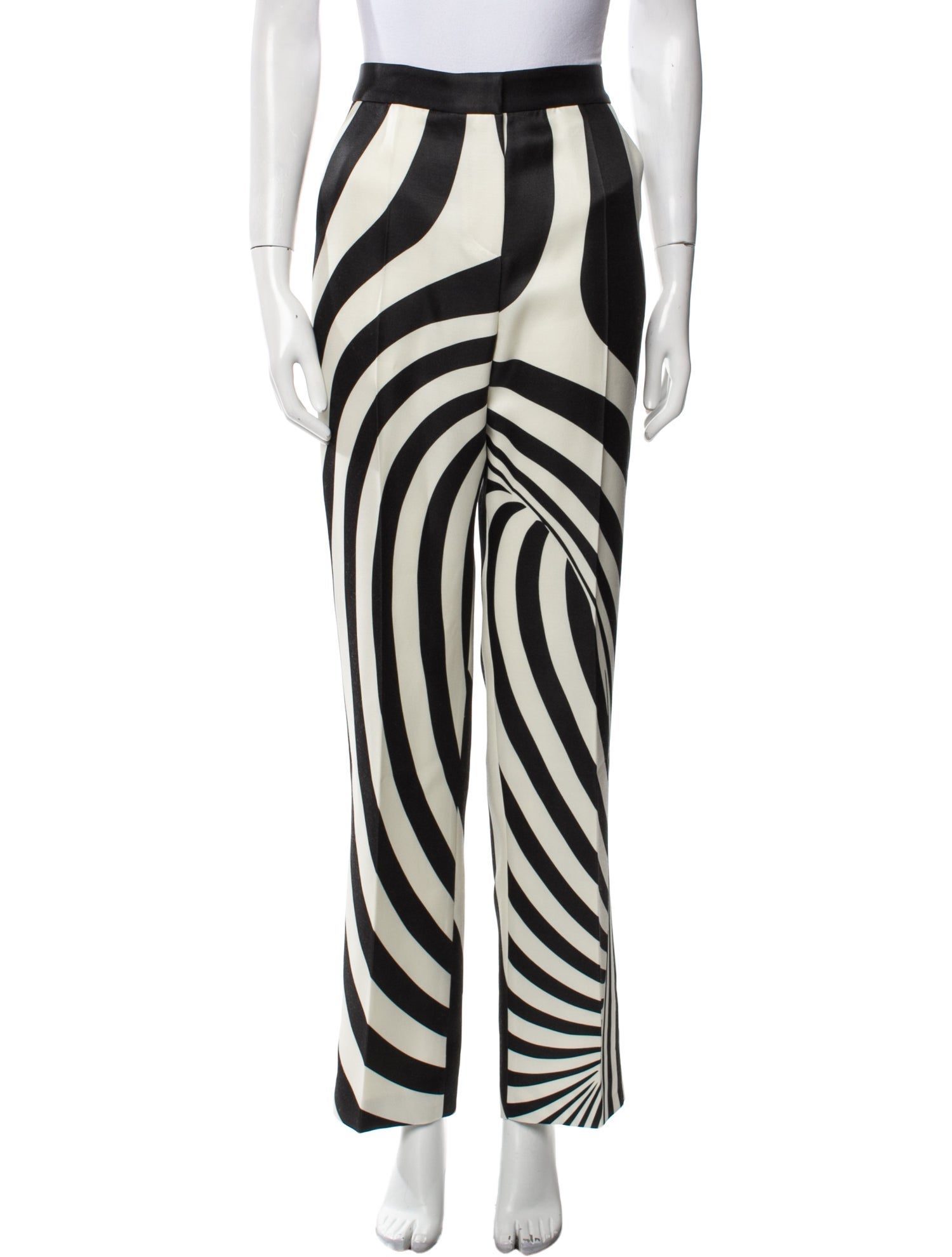 Brandon Maxwell Silk Straight Leg Pants w/ Tags