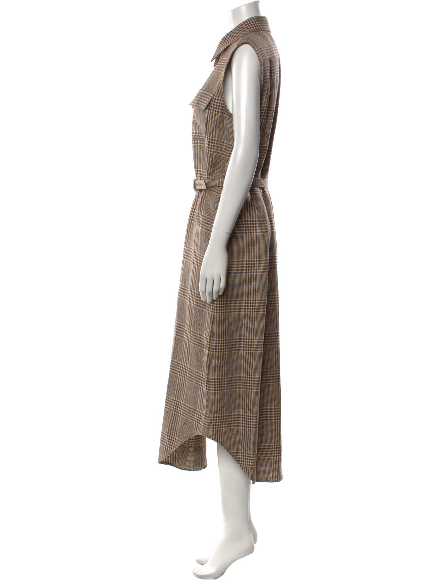 Brandon Maxwell Linen Long Dress w/ Tags