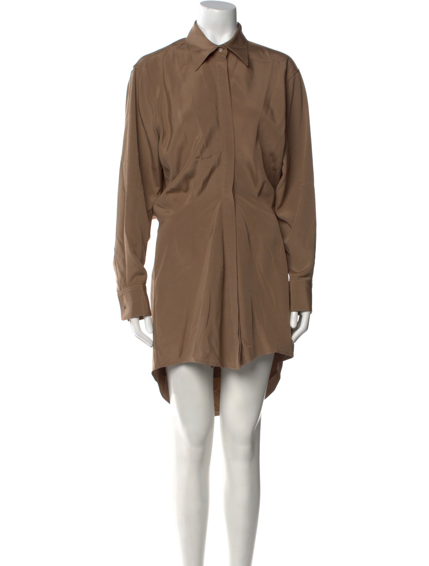 Brandon Maxwell Silk Mini Dress