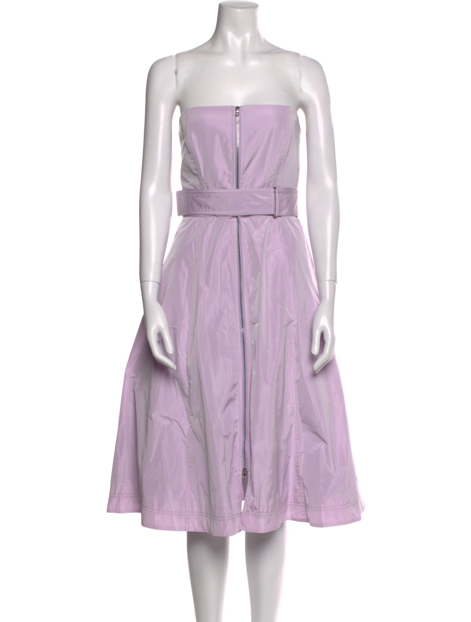 Brandon Maxwell Strapless Mini Dress