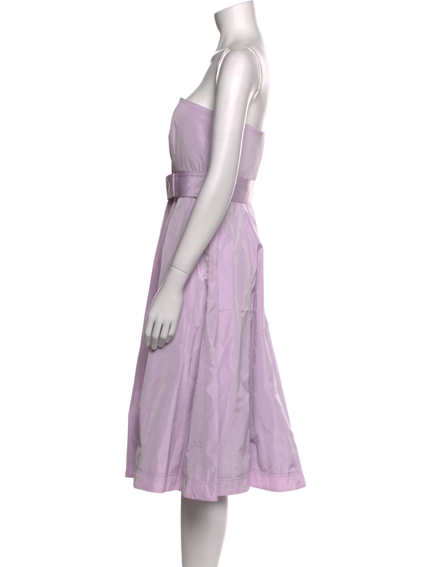 Brandon Maxwell Strapless Mini Dress