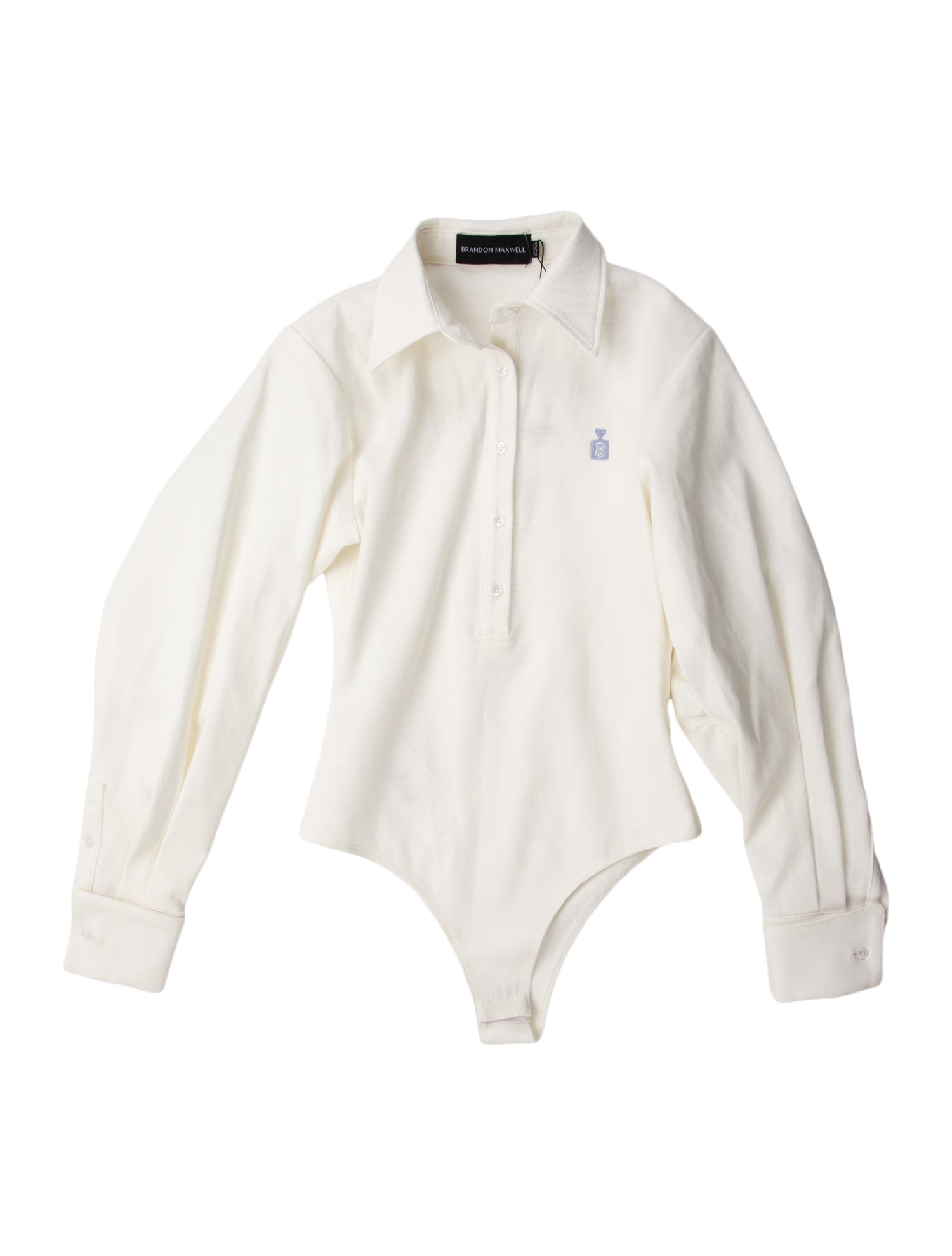 Brandon Maxwell Long Sleeve Bodysuit
