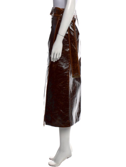 Brandon Maxwell Wool Midi Length Skirt