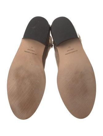 Brandon Maxwell Suede Western Boots