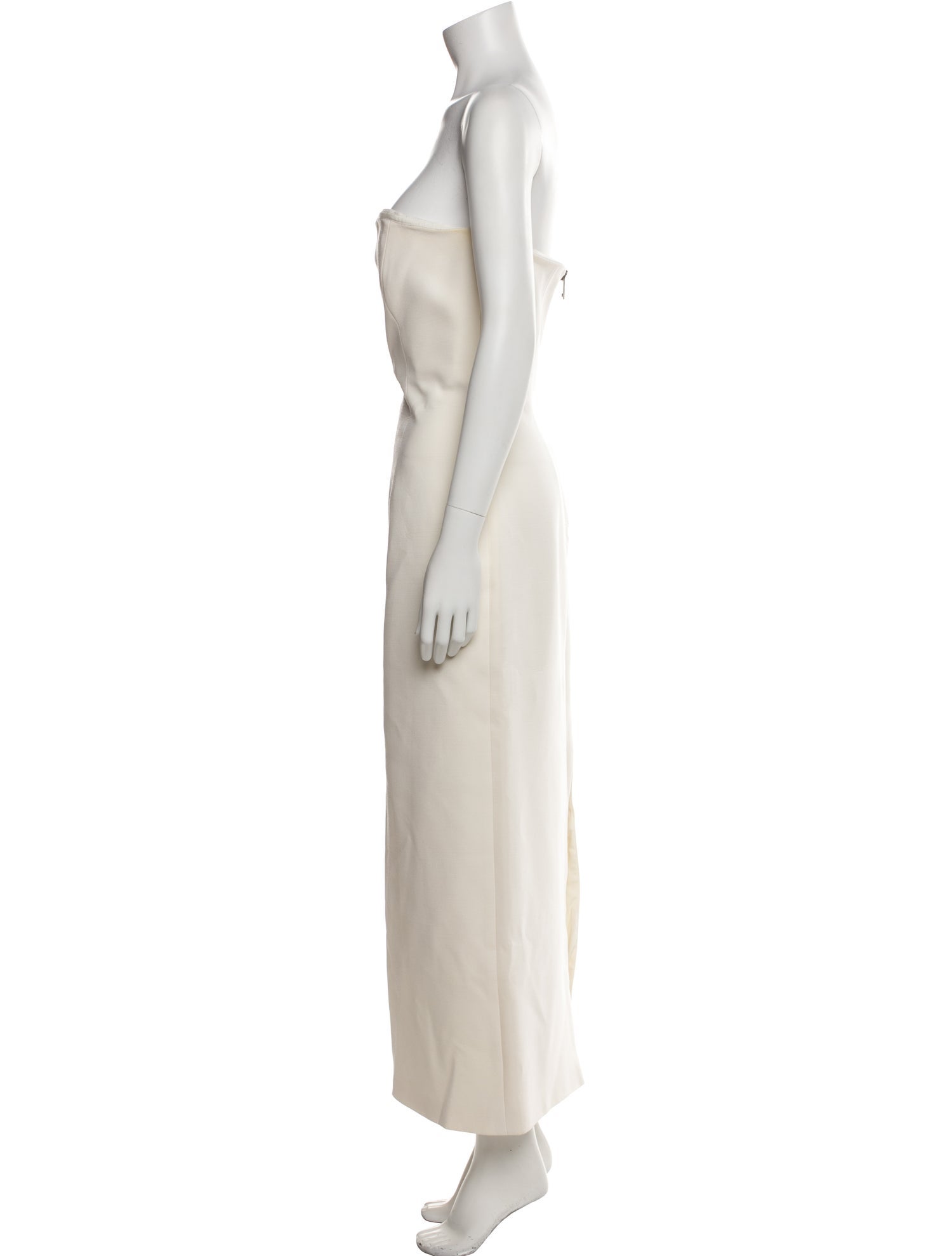 Brandon Maxwell Wool Long Dress