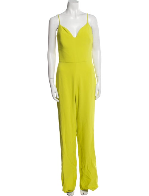 Brandon Maxwell V-Neck Jumpsuit
