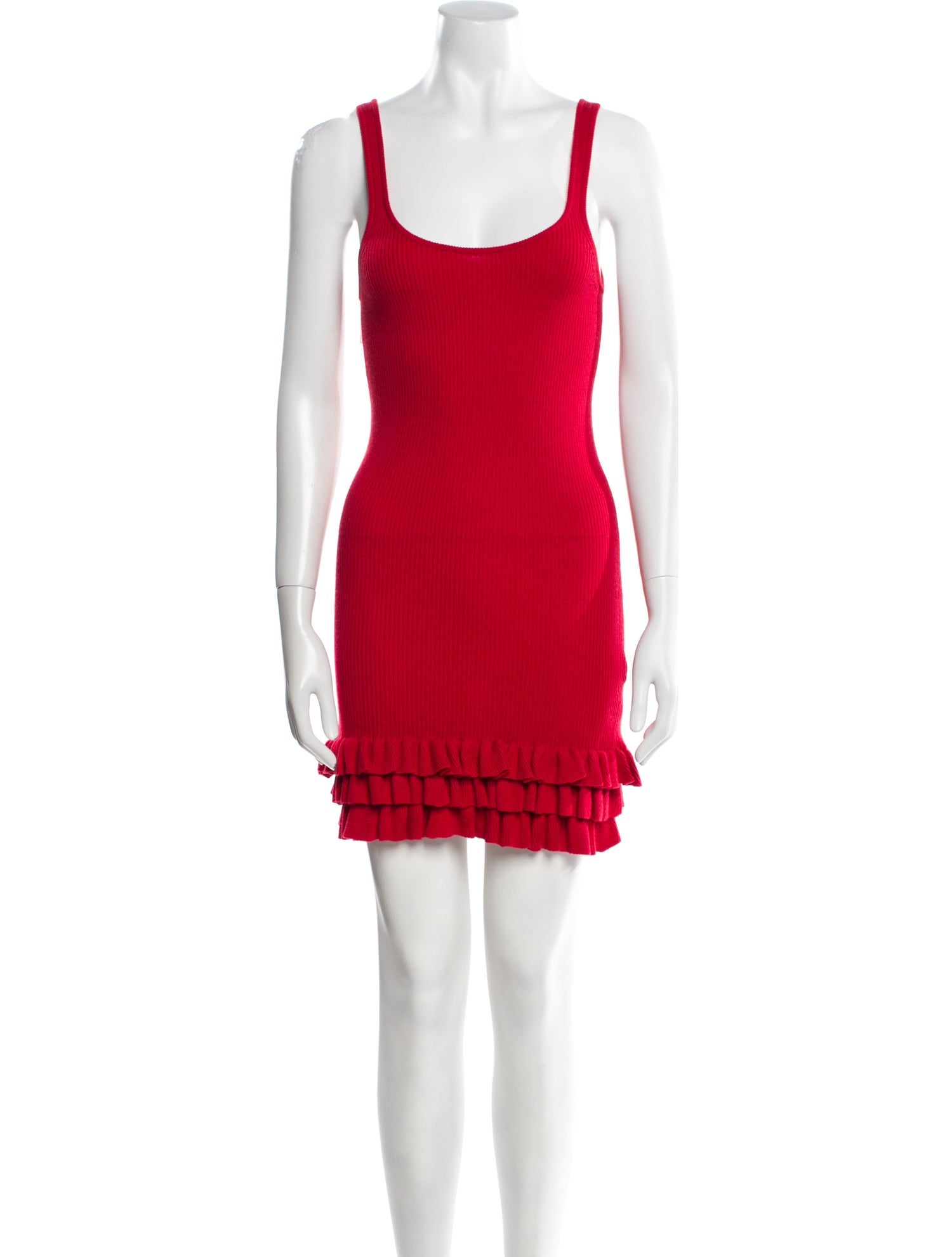 Brandon Maxwell Cashmere Mini Dress