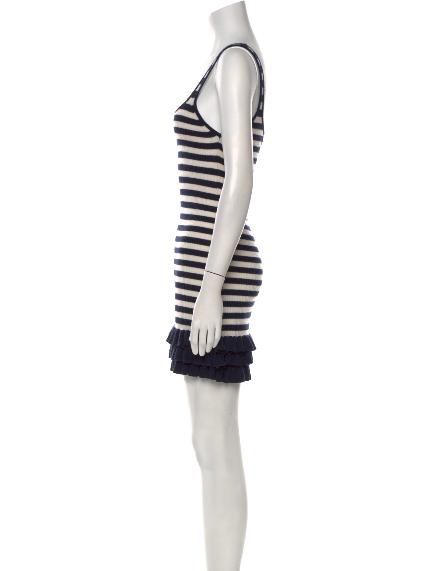 Brandon Maxwell Cashmere Mini Dress