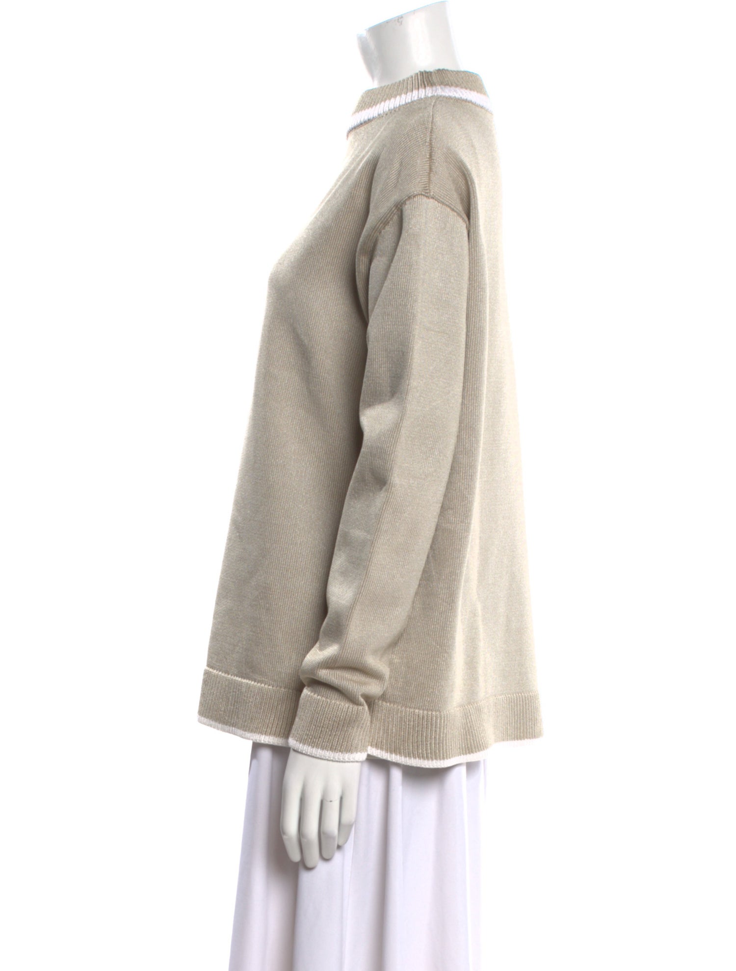 Brandon Maxwell Crew Neck Sweater