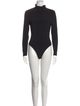 Brandon Maxwell Turtleneck Long Sleeve Bodysuit