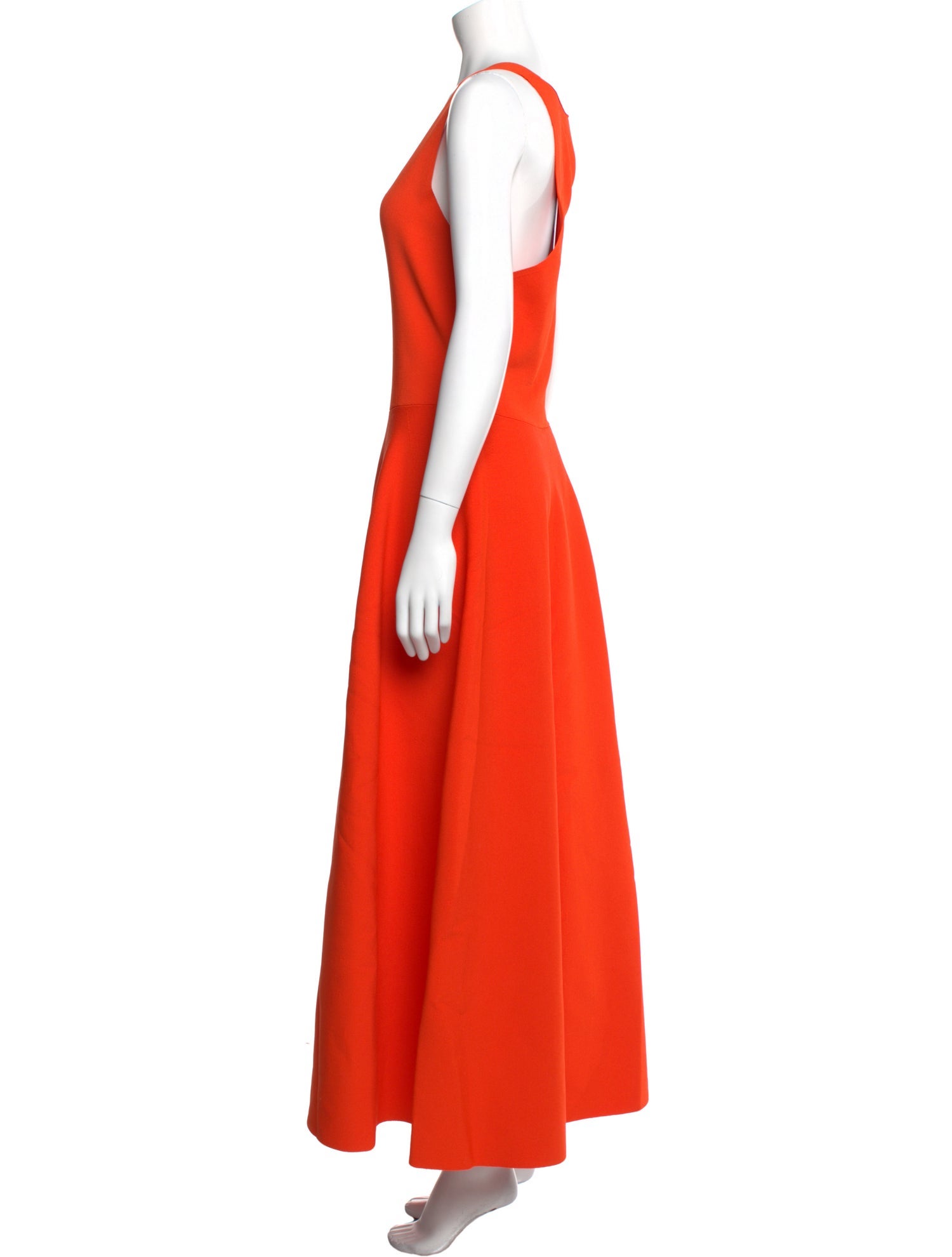 Brandon Maxwell Scoop Neck Long Dress w/ Tags