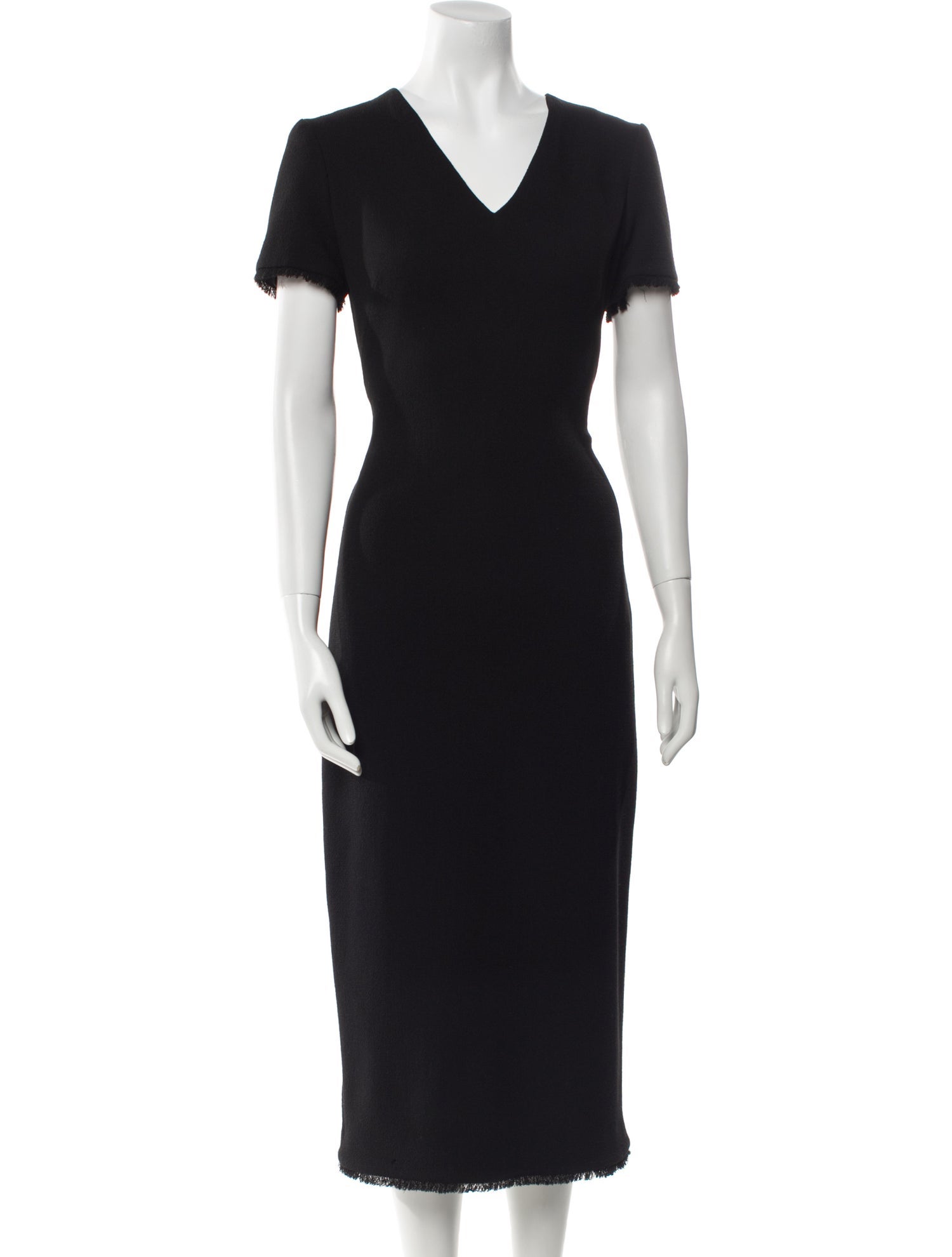 Brandon Maxwell Wool Long Dress