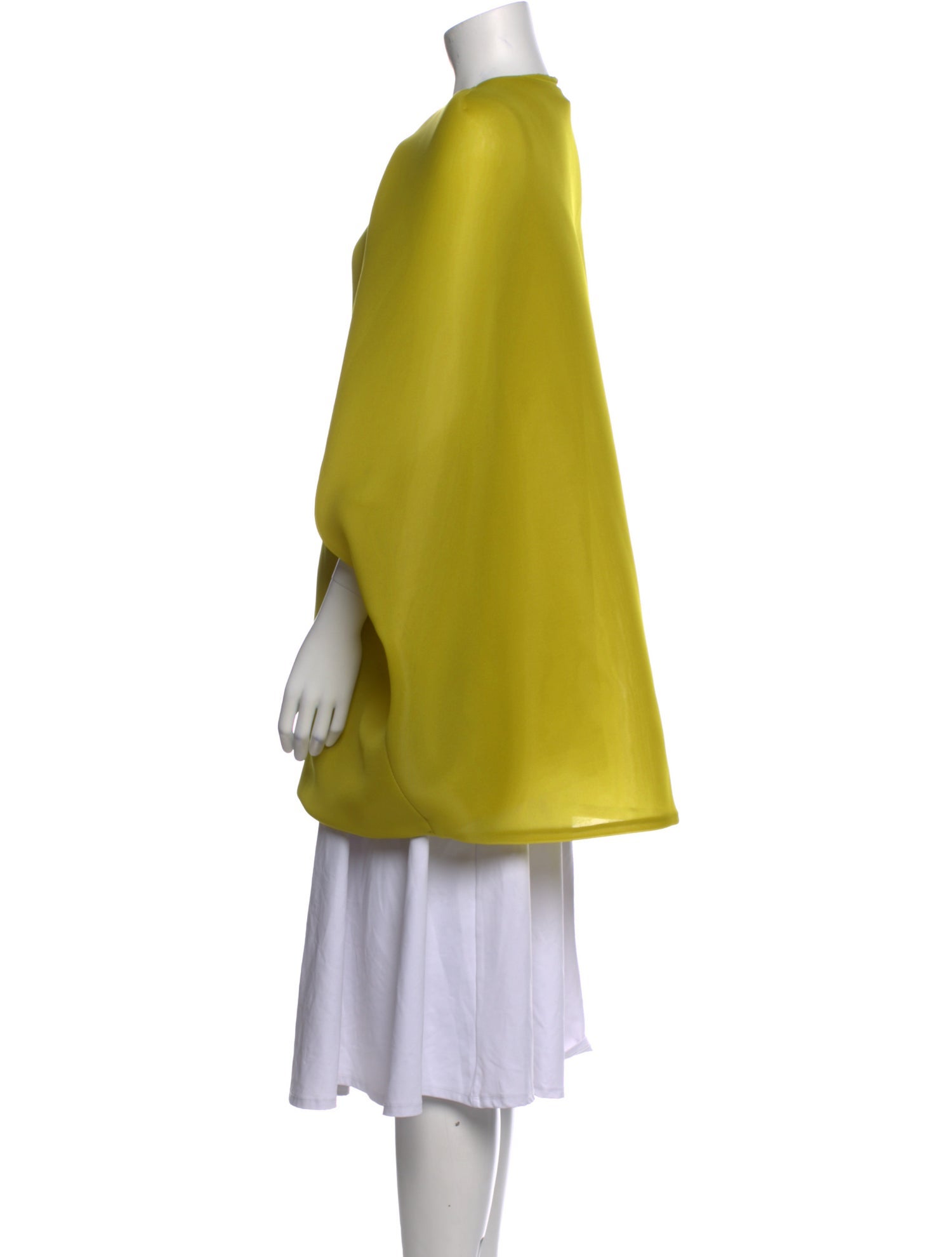 Brandon Maxwell Crew Neck Long Sleeve Tunic