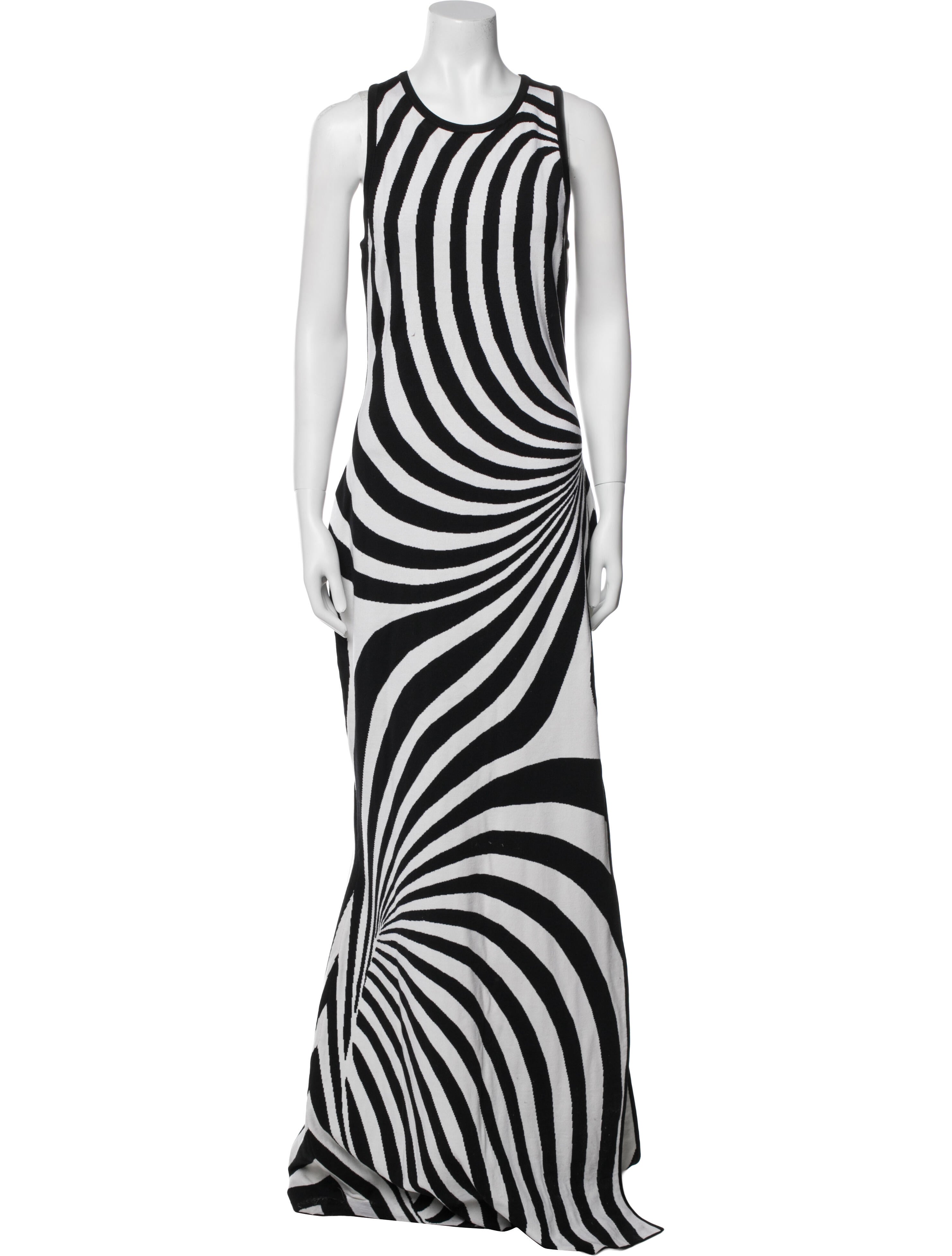 Brandon Maxwell Merino Wool Long Dress