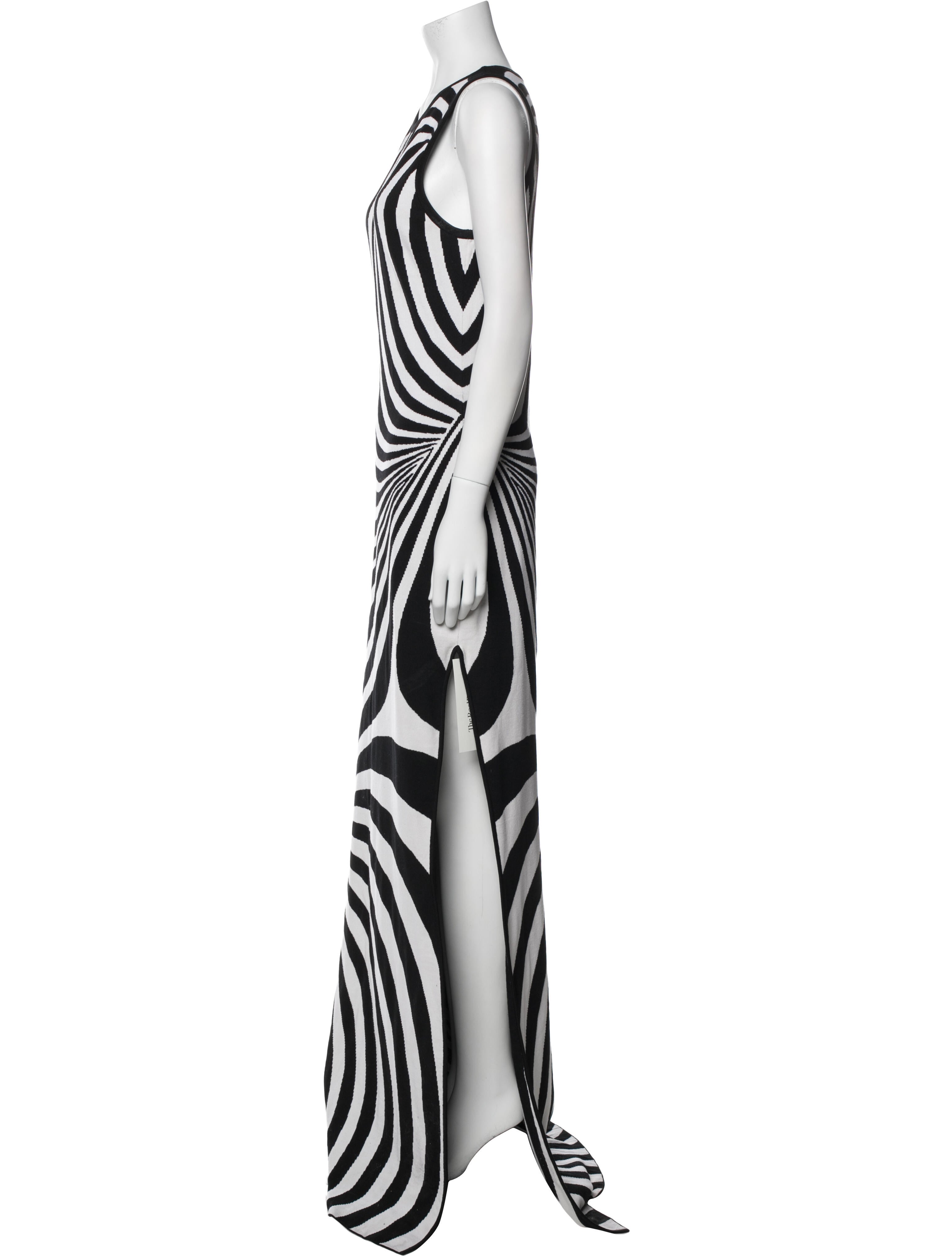 Brandon Maxwell Merino Wool Long Dress