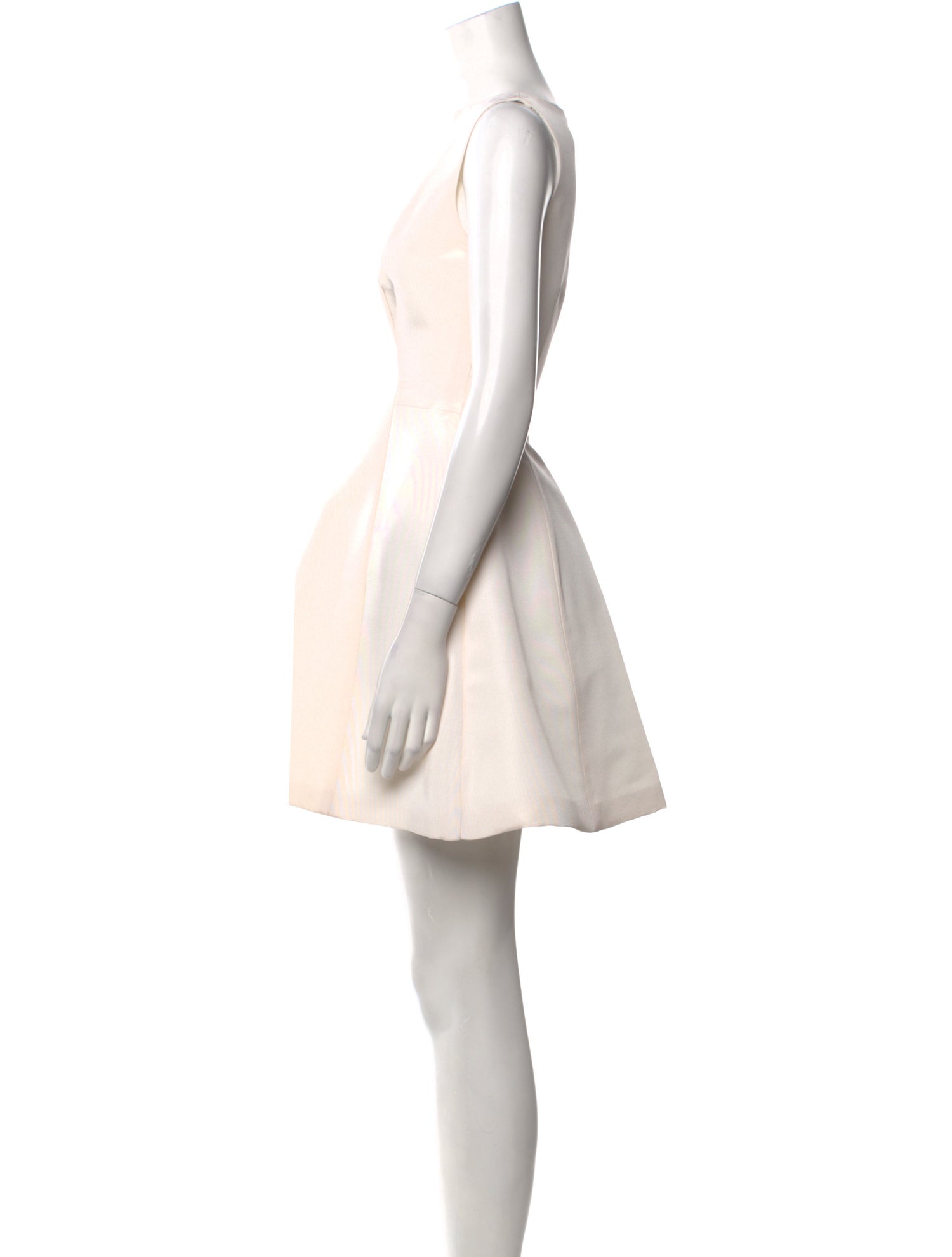 Brandon Maxwell Silk Mini Dress