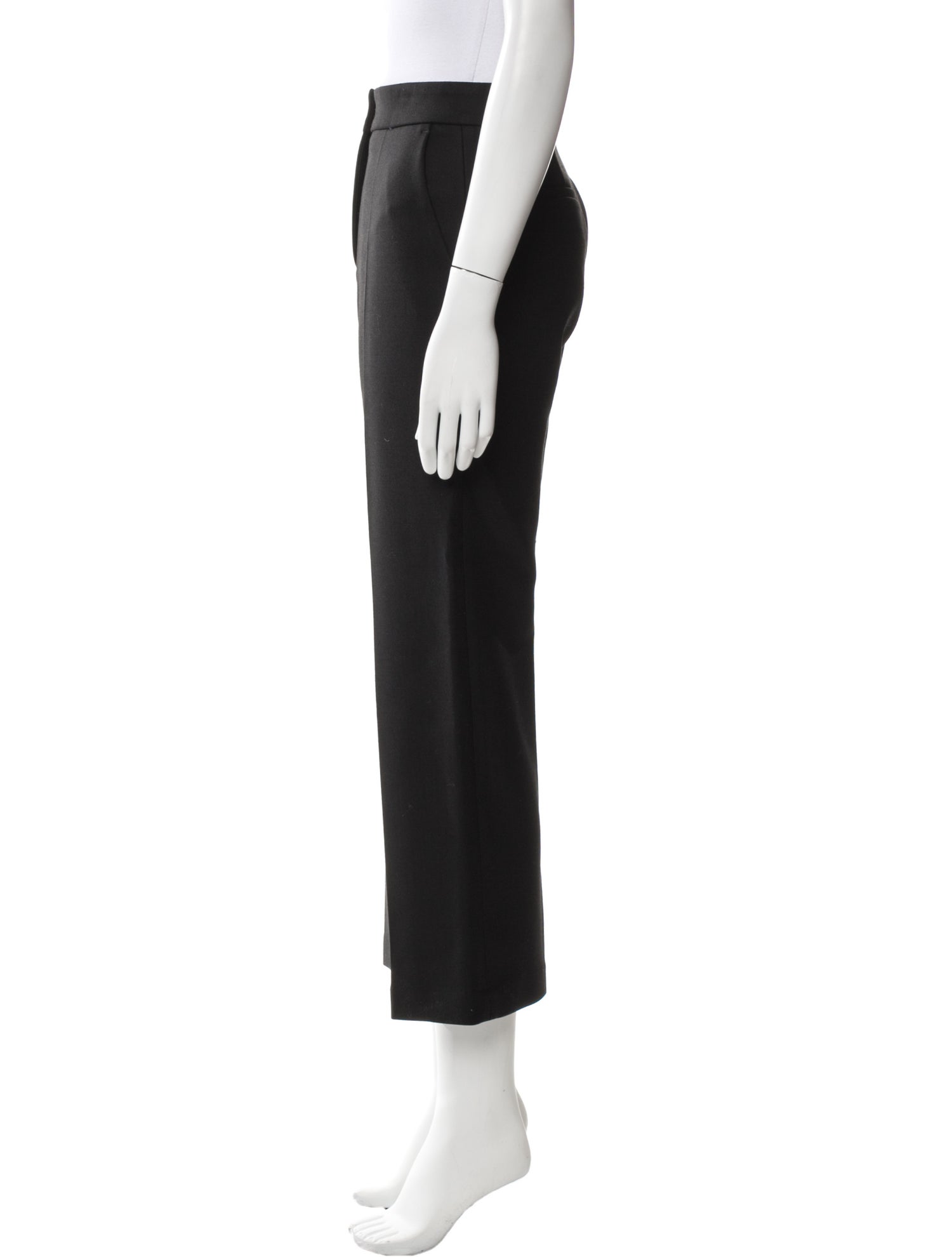 Brandon Maxwell Virgin Wool Wide Leg Pants