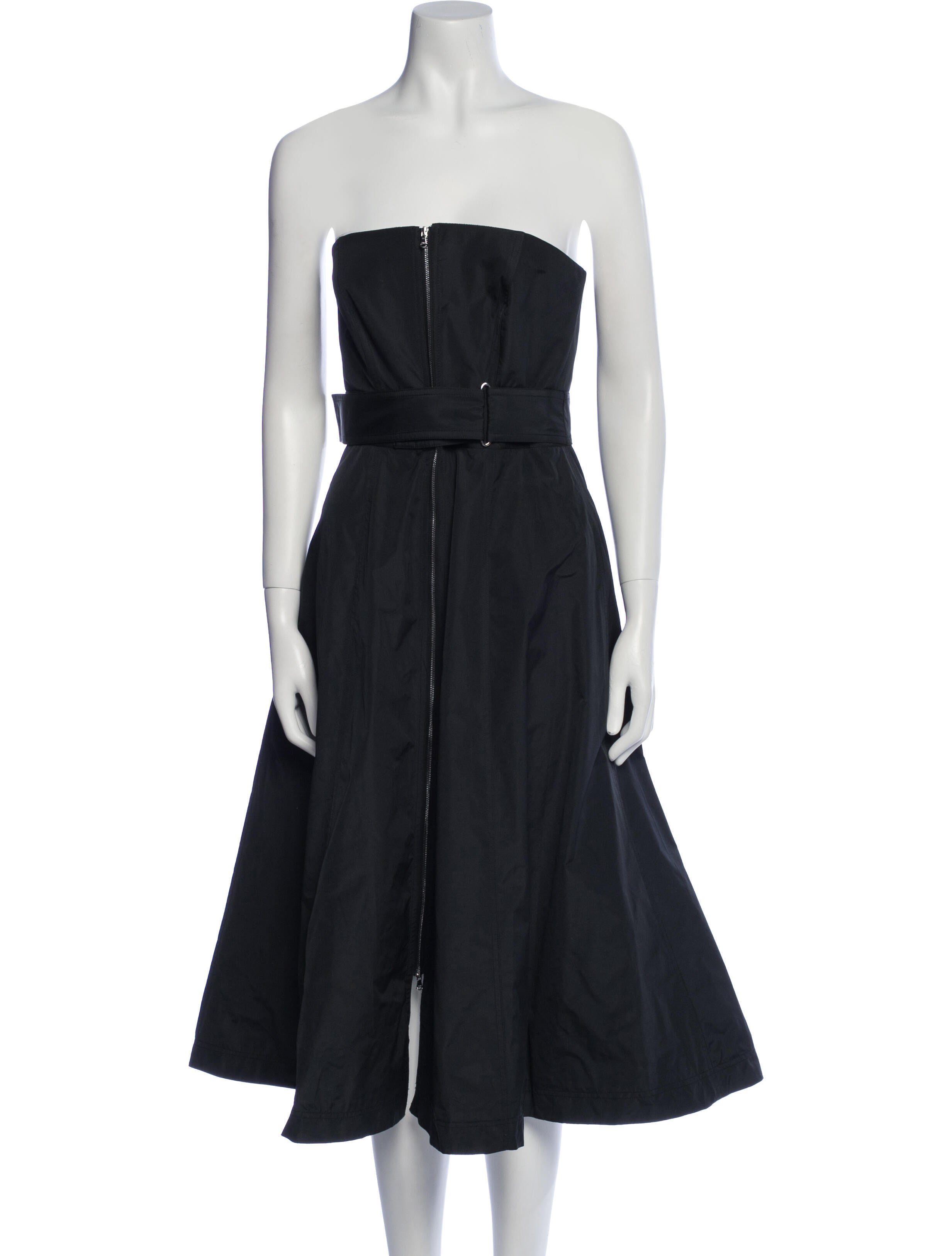 Brandon Maxwell Strapless Knee-Length Dress w/ Tags