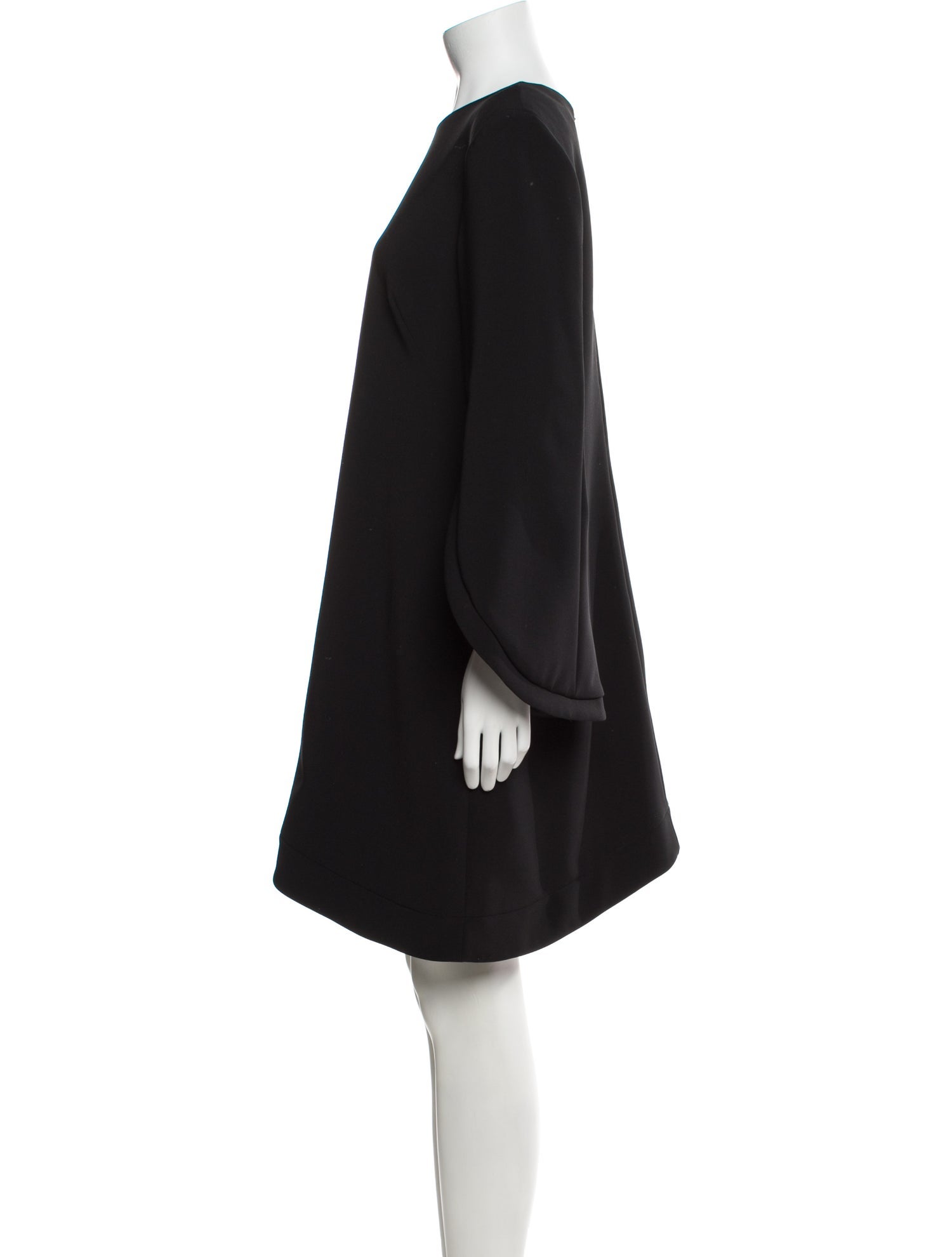 Brandon Maxwell Bateau Neckline Knee-Length Dress