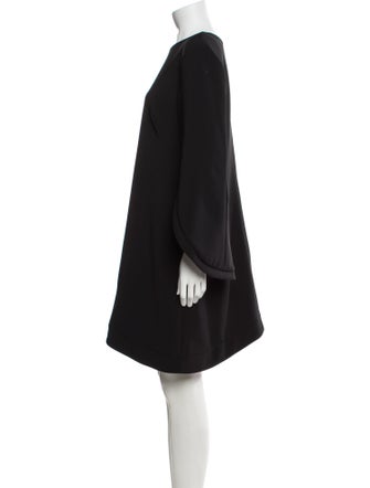 Brandon Maxwell Bateau Neckline Knee-Length Dress