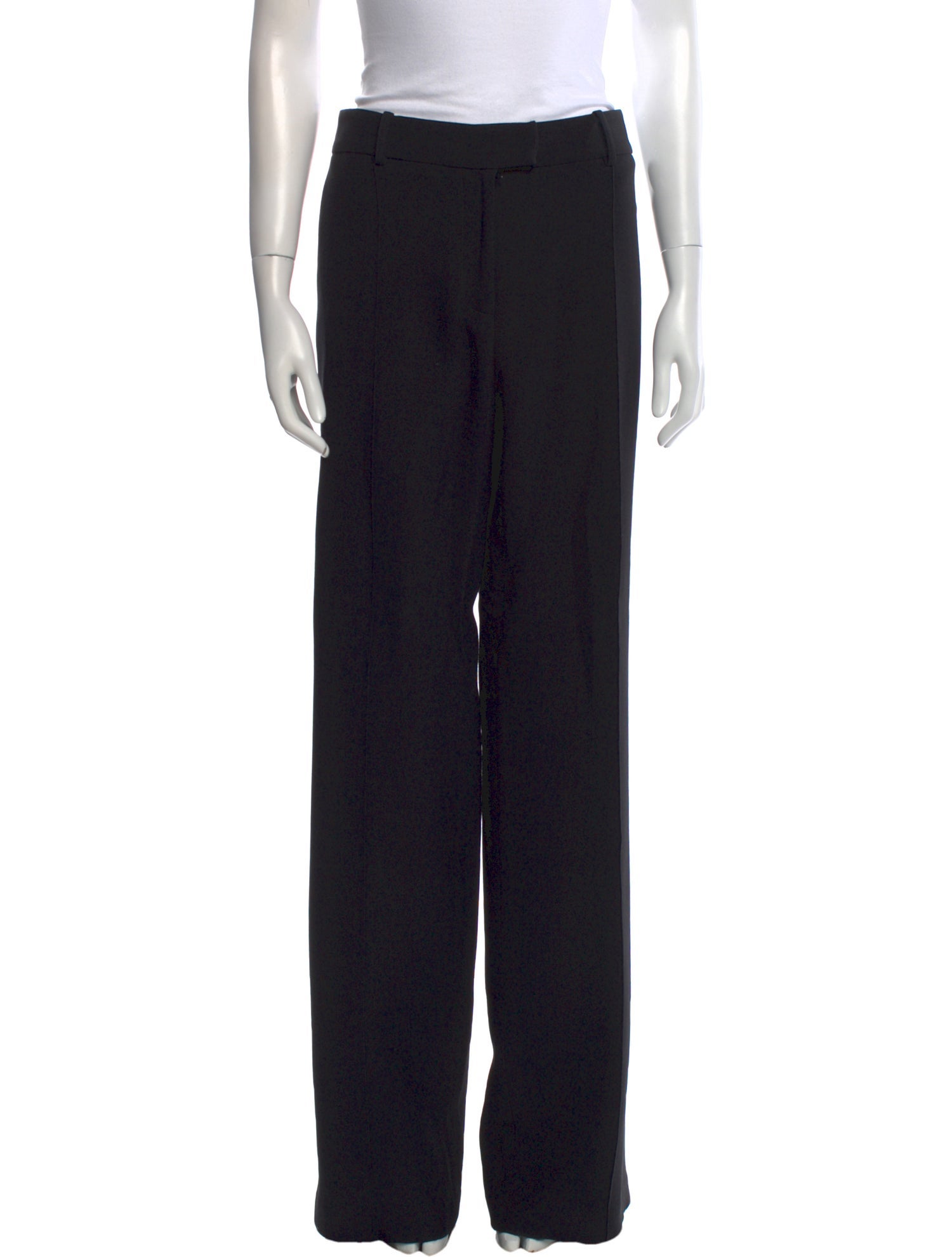 Brandon Maxwell Wool Wide Leg Pants