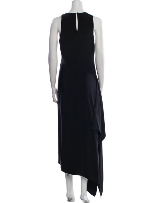 Brandon Maxwell Silk Long Dress