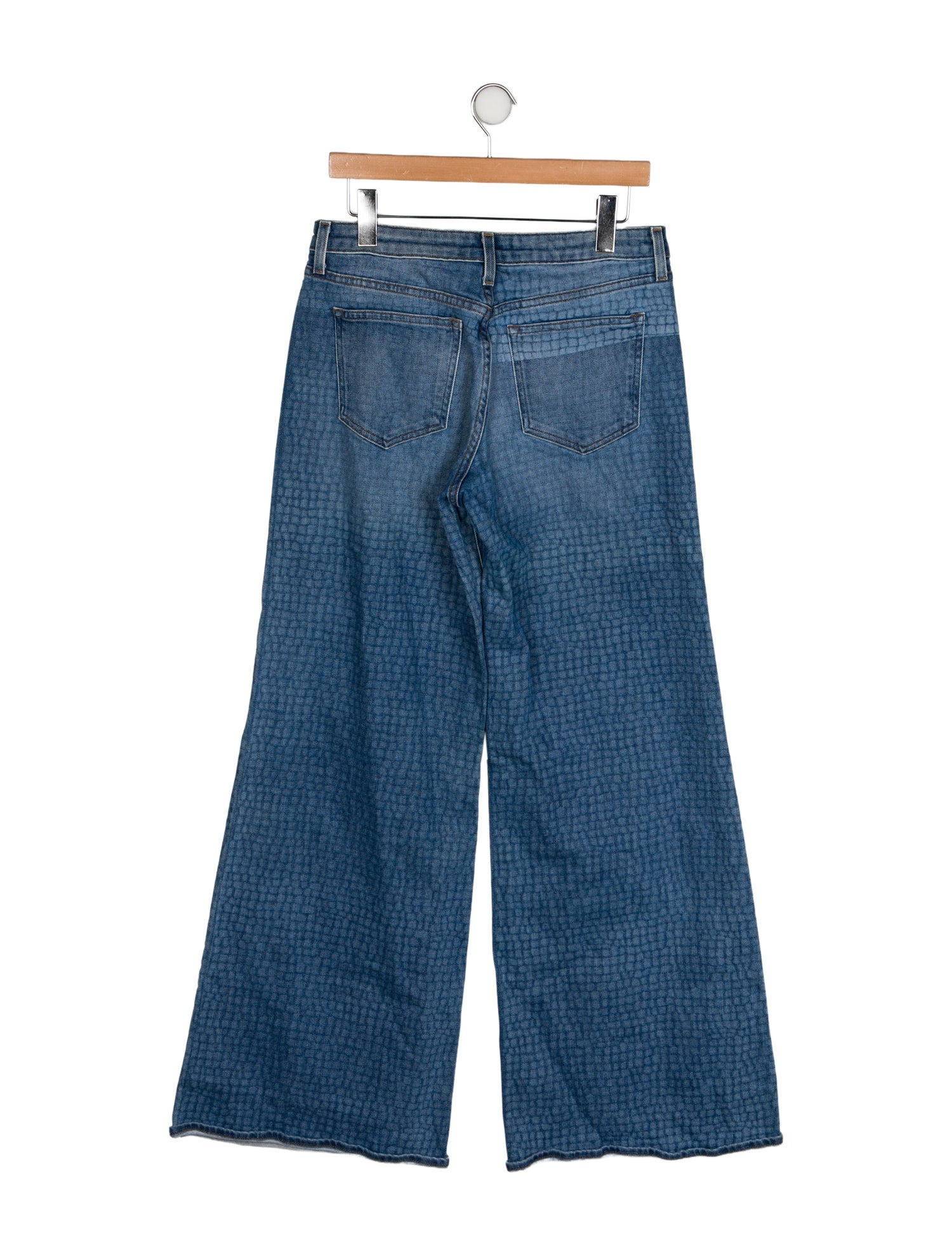 Brandon Maxwell Mid-Rise Wide Leg Jeans