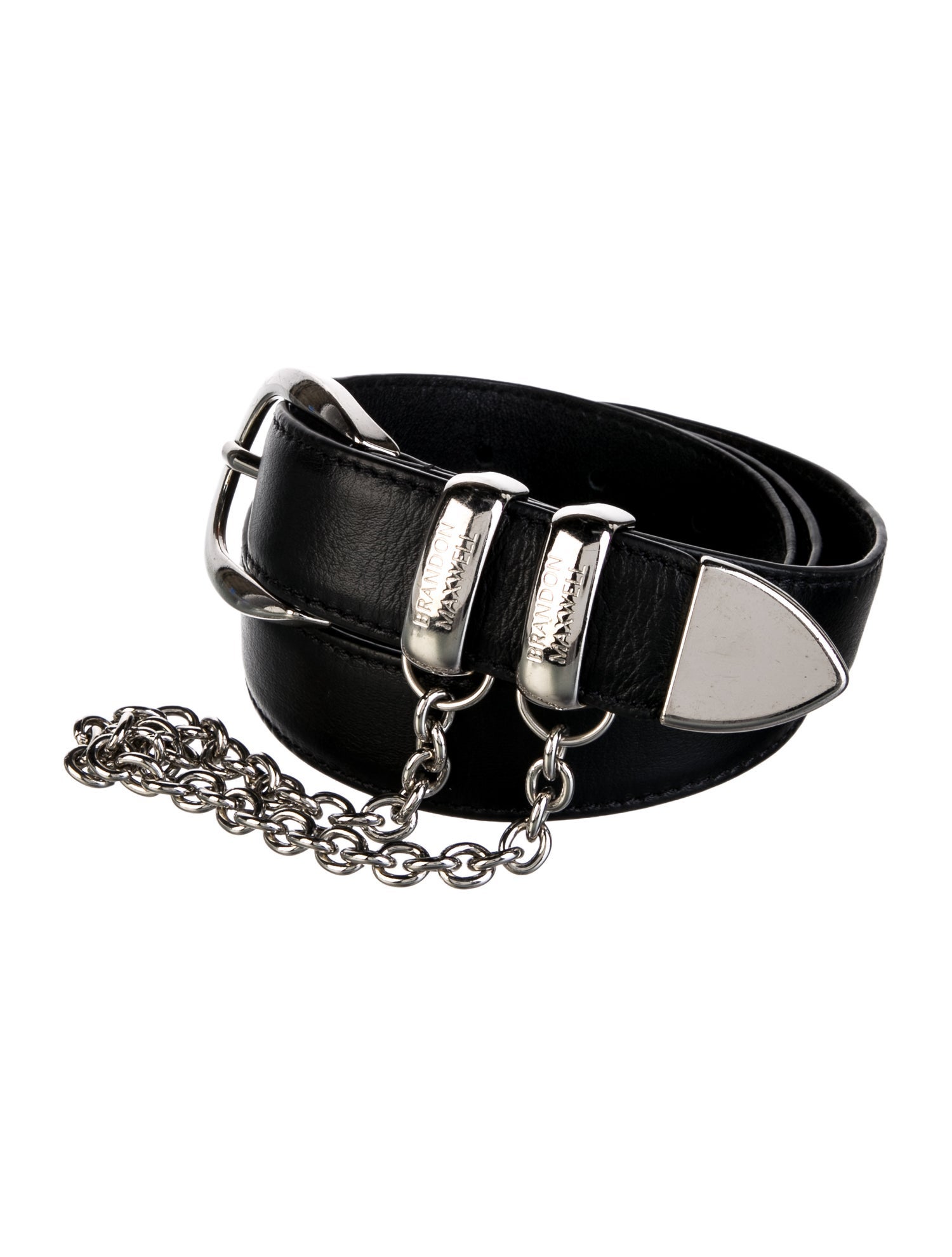 Brandon Maxwell Leather Belt