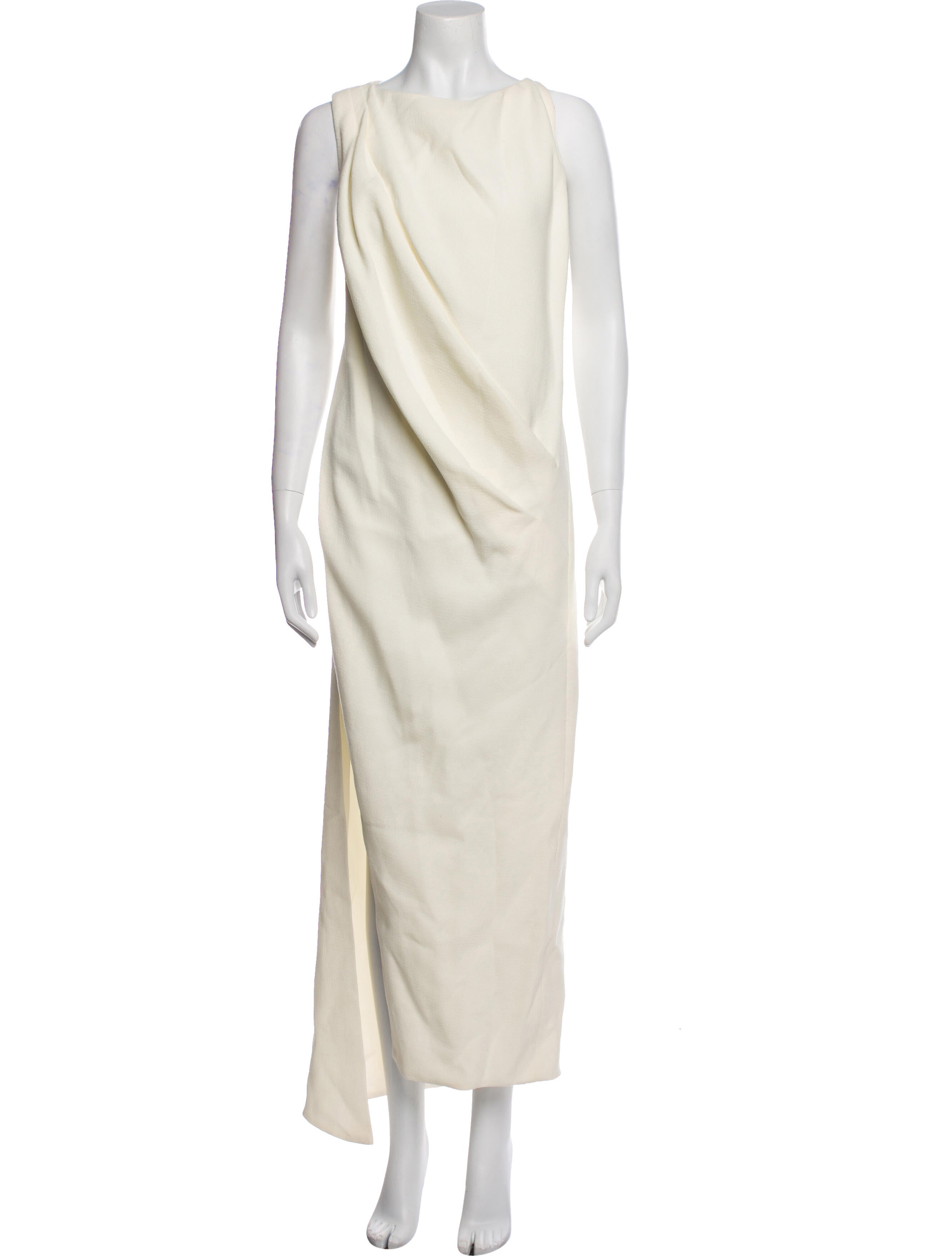 Brandon Maxwell Virgin Wool Long Dress