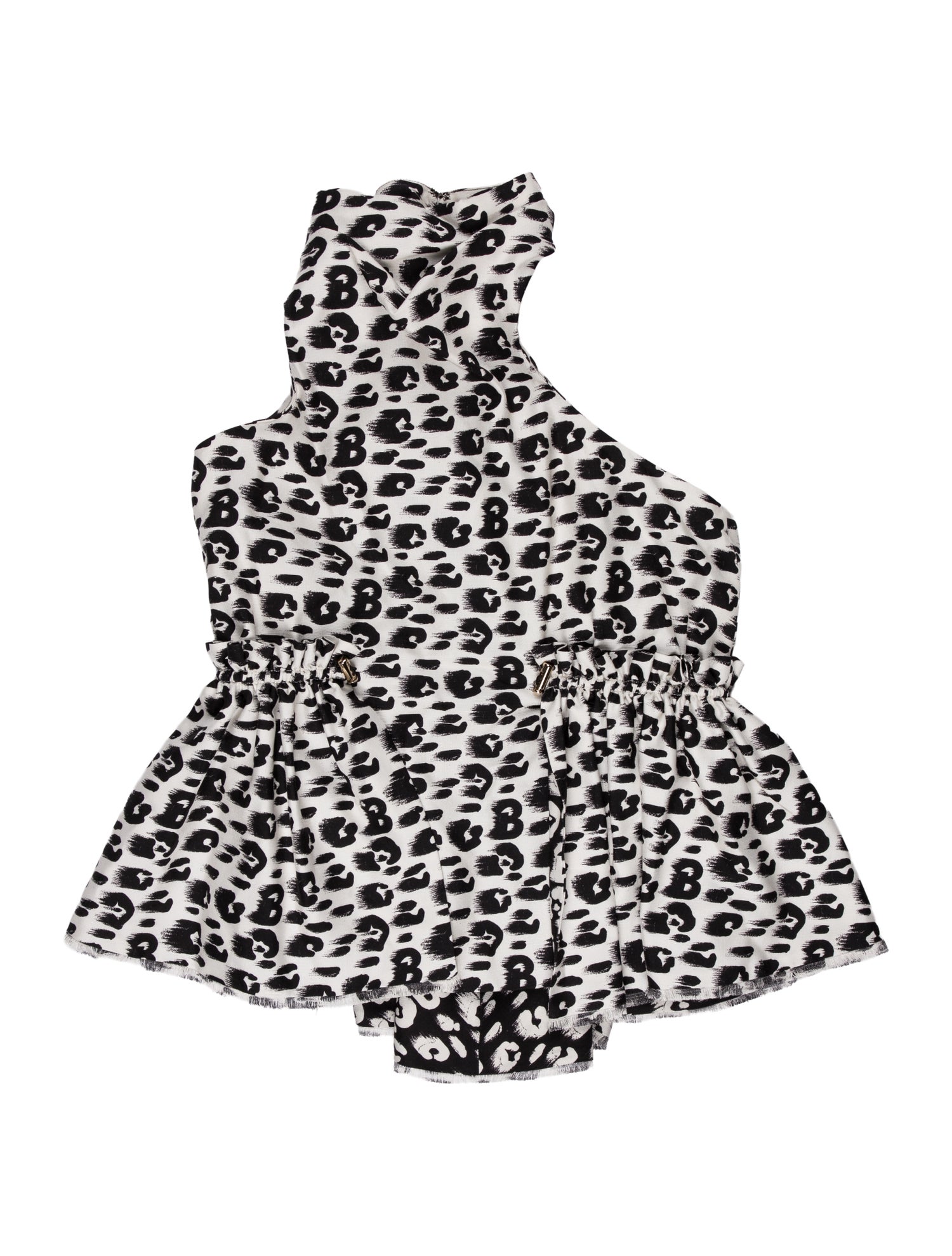 Brandon Maxwell Silk Mini Dress