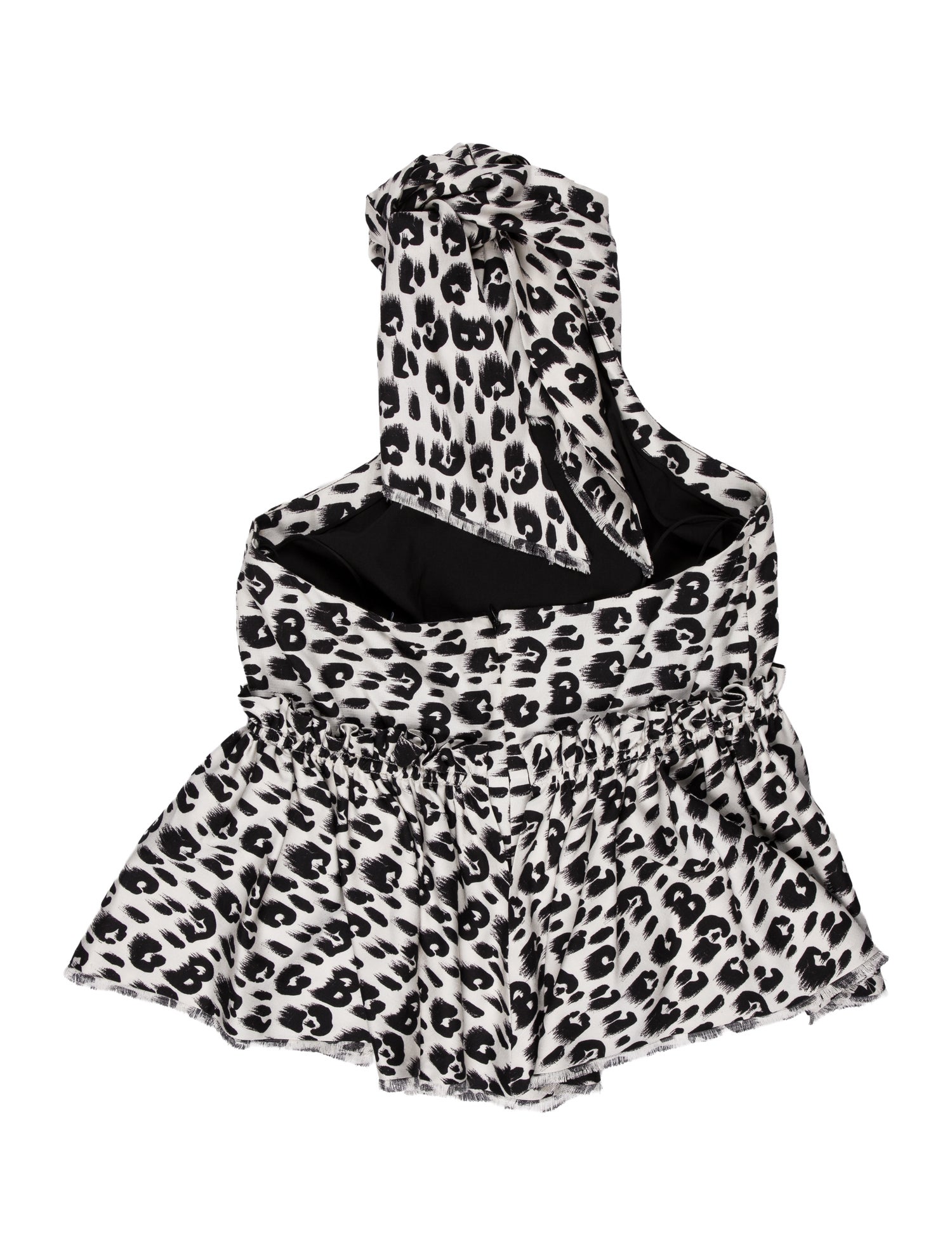 Brandon Maxwell Silk Mini Dress