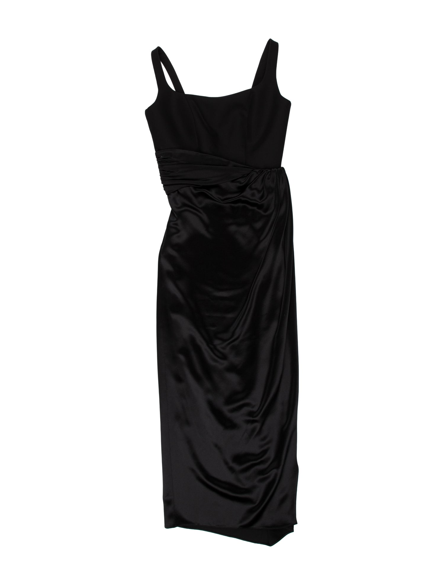 Brandon Maxwell Silk Long Dress