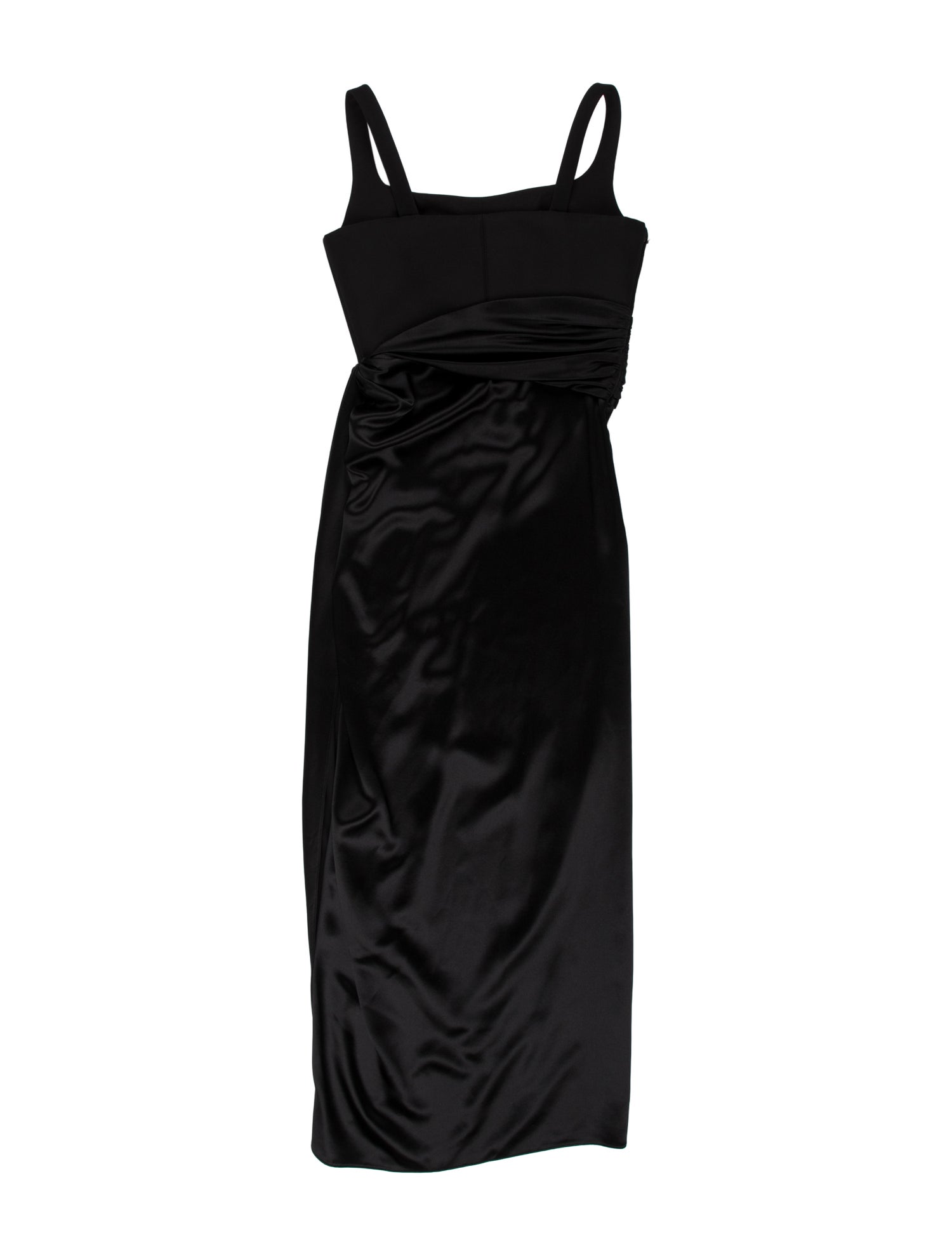 Brandon Maxwell Silk Long Dress