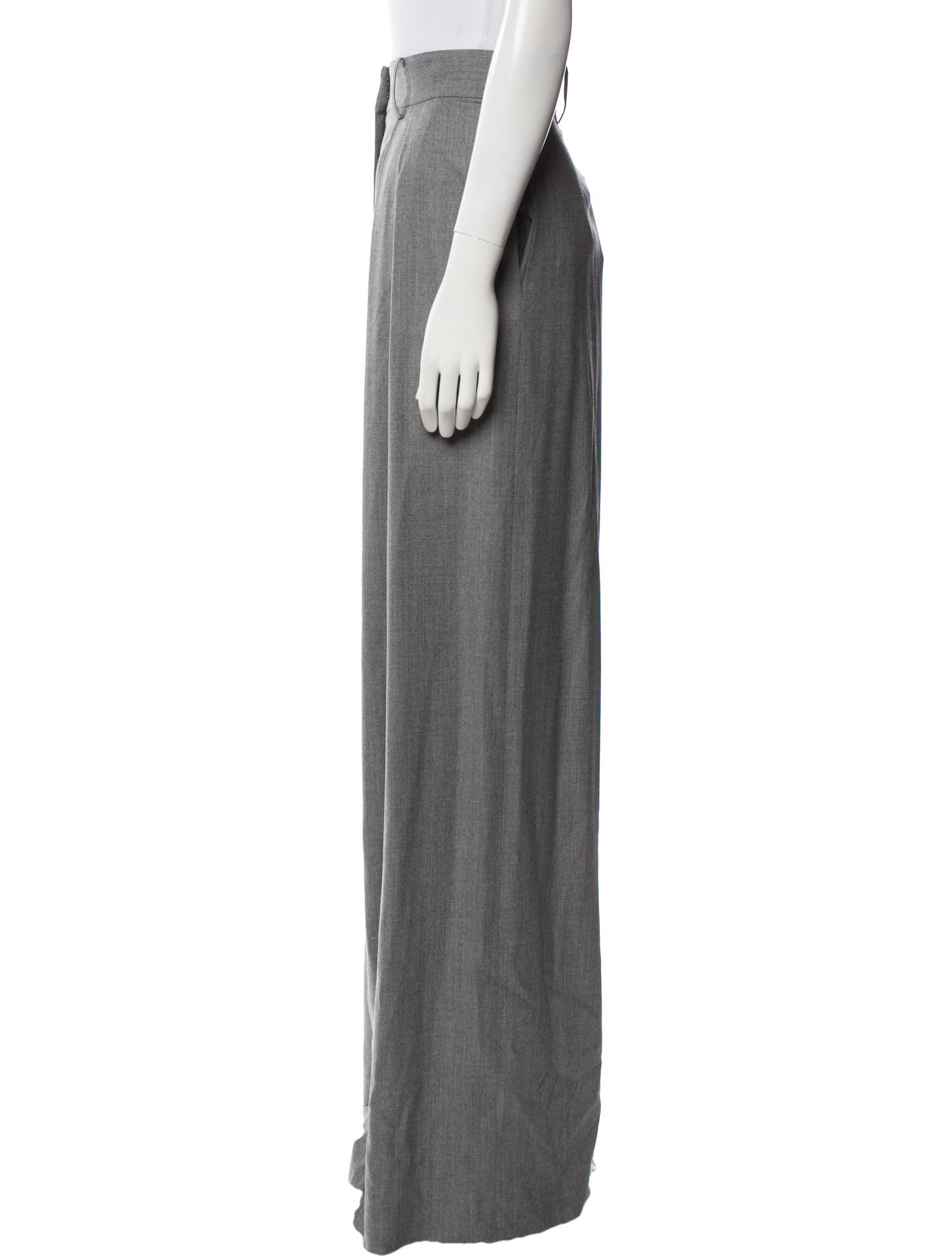 Brandon Maxwell Wool Wide Leg Pants w/ Tags