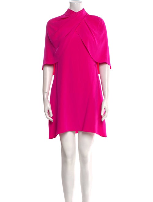 Brandon Maxwell Silk Mini Dress