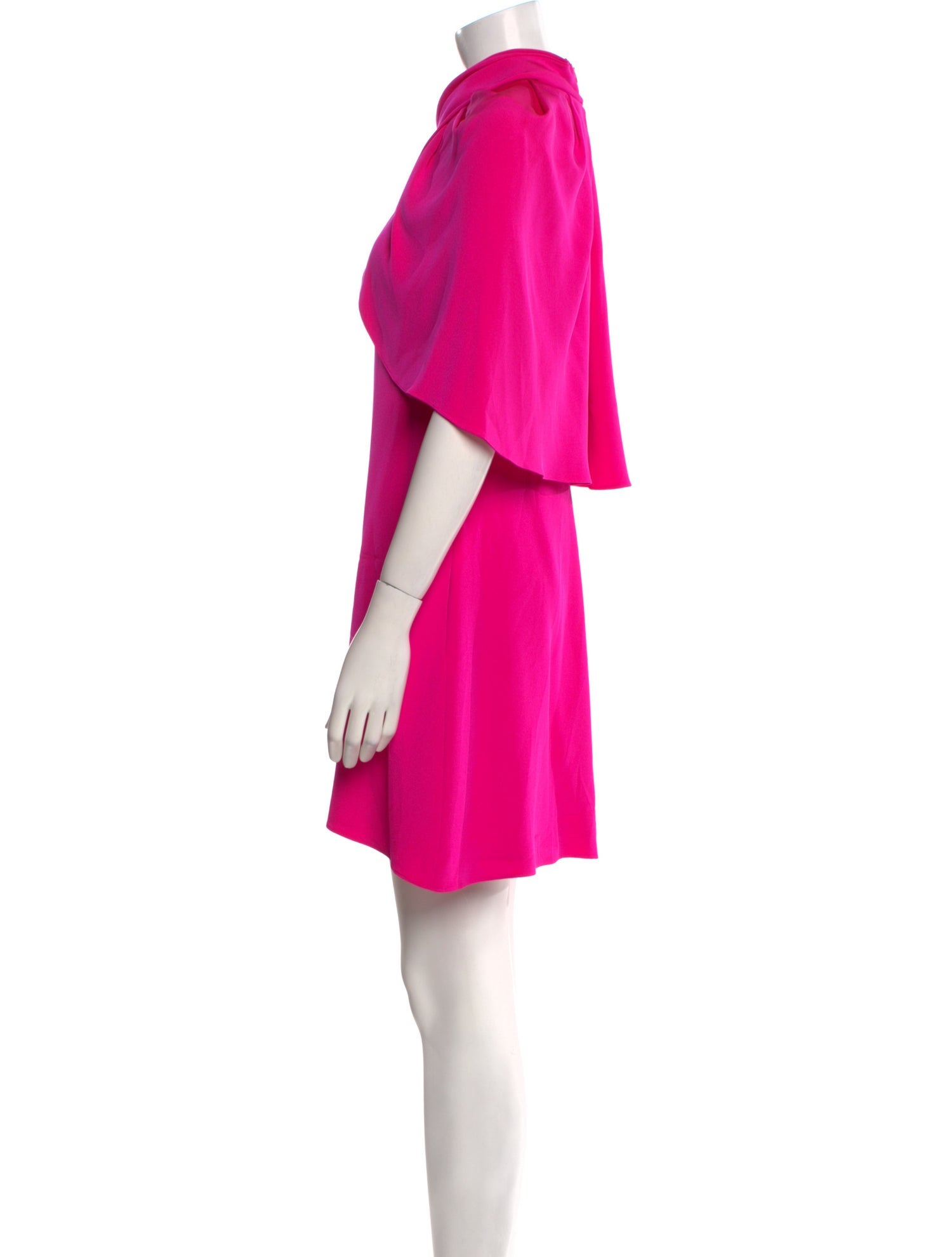 Brandon Maxwell Silk Mini Dress