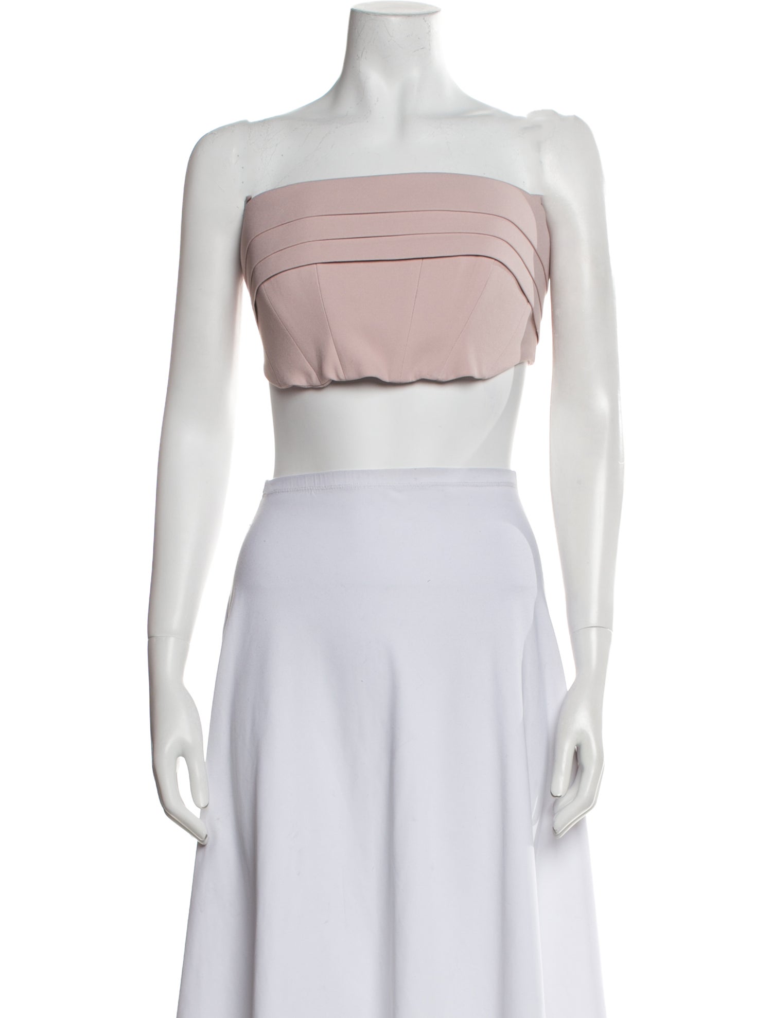 Brandon Maxwell Strapless Crop Top w/ Tags