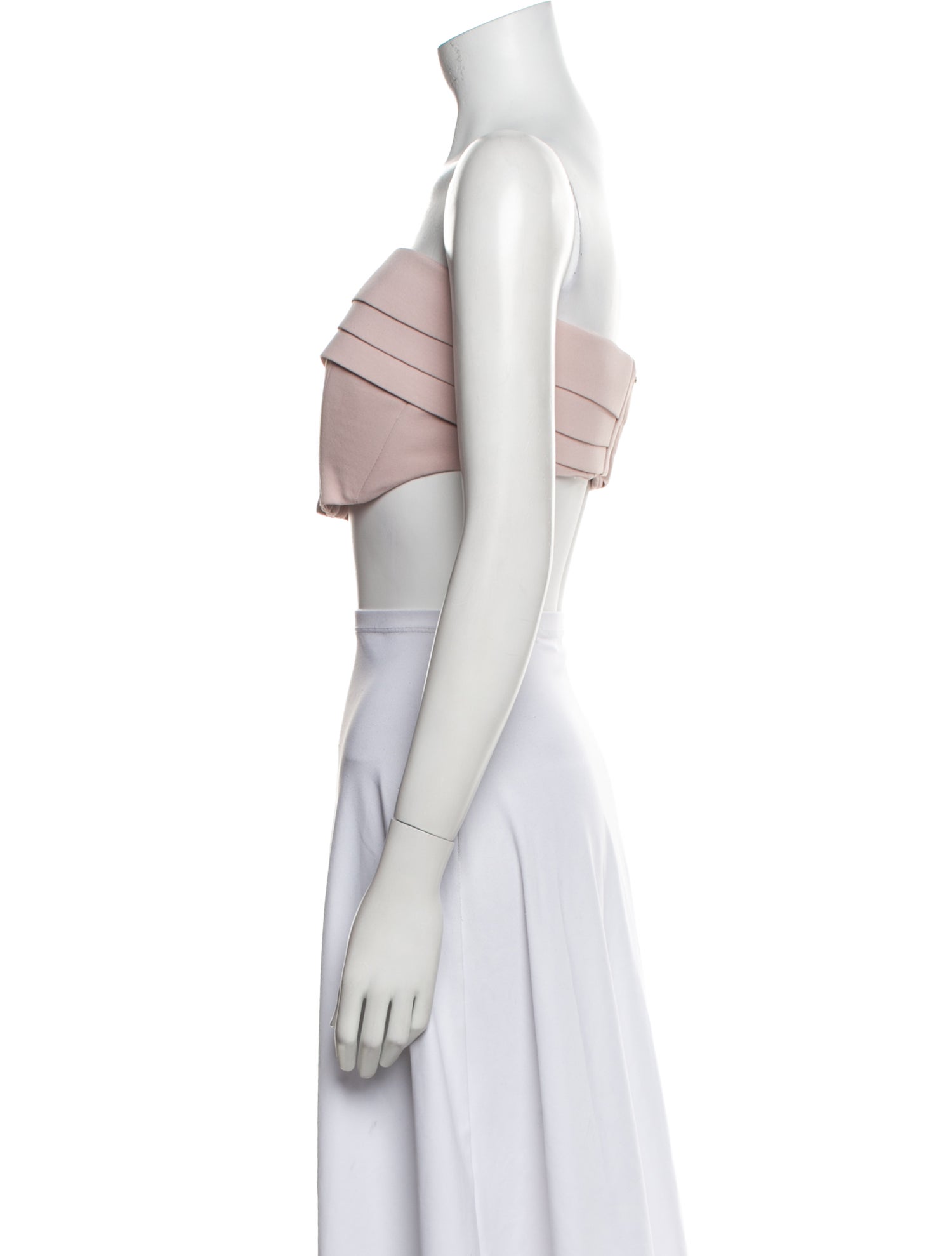 Brandon Maxwell Strapless Crop Top w/ Tags