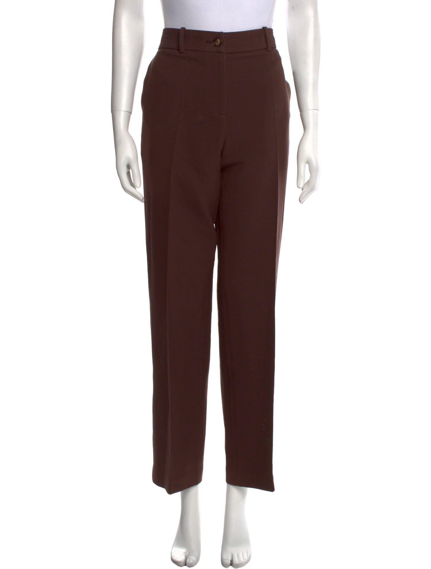 Brandon Maxwell Wool Wide Leg Pants