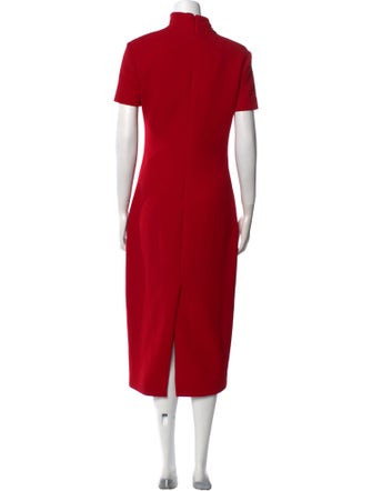 Brandon Maxwell Wool Long Dress