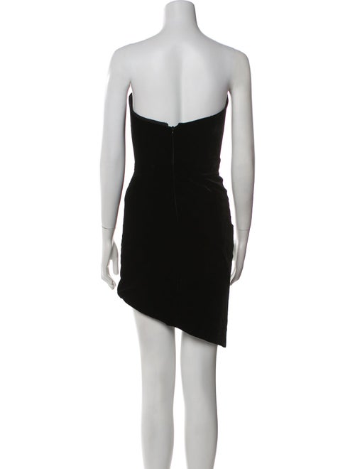 Brandon Maxwell Strapless Mini Dress