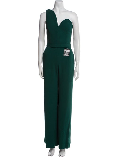 Brandon Maxwell One-Shoulder Jumpsuit