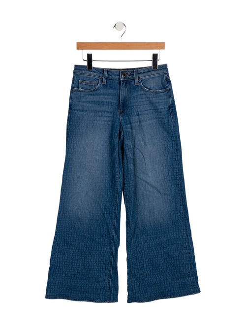 Brandon Maxwell Mid-Rise Wide Leg Jeans