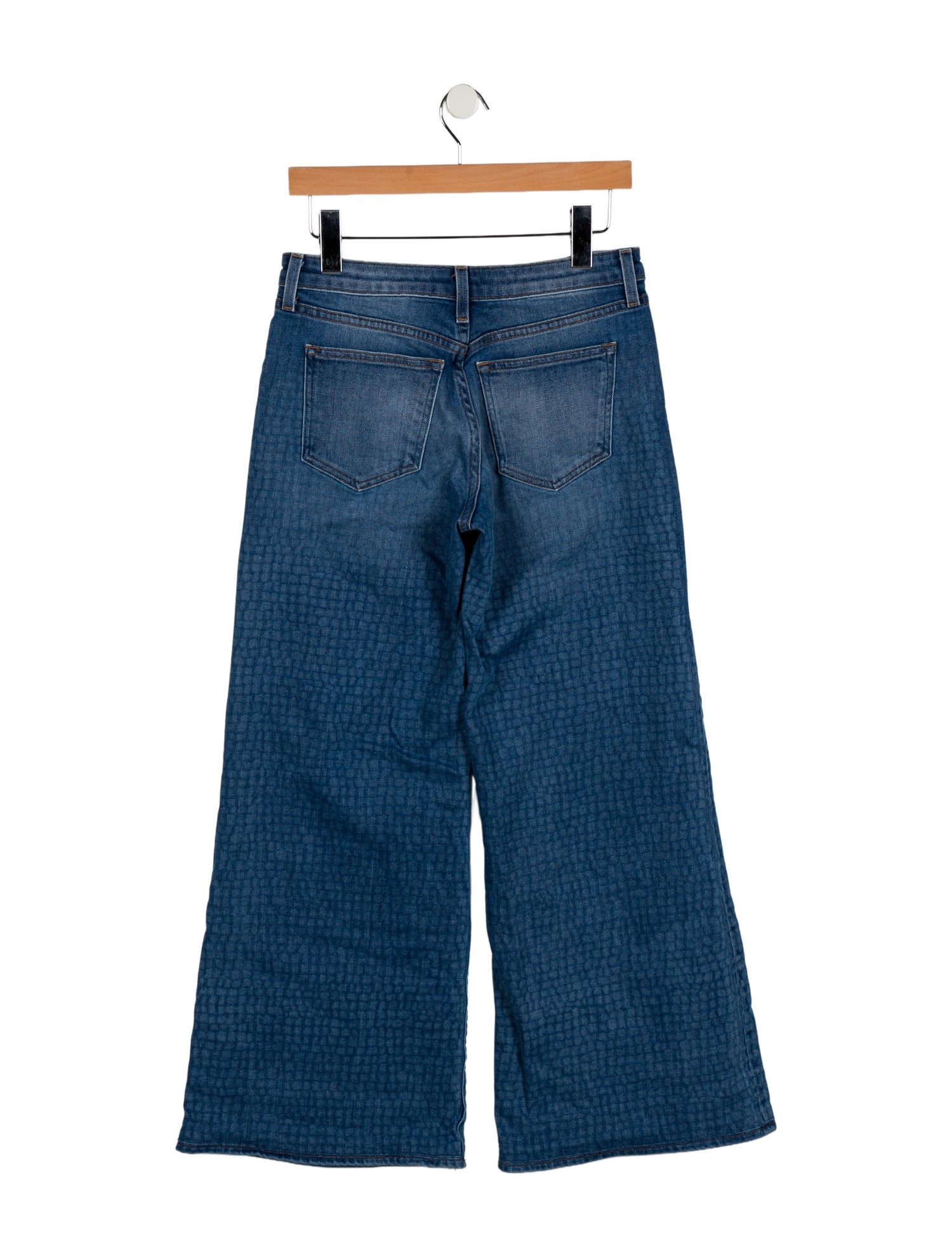 Brandon Maxwell Mid-Rise Wide Leg Jeans