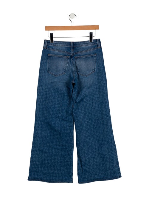 Brandon Maxwell Mid-Rise Wide Leg Jeans