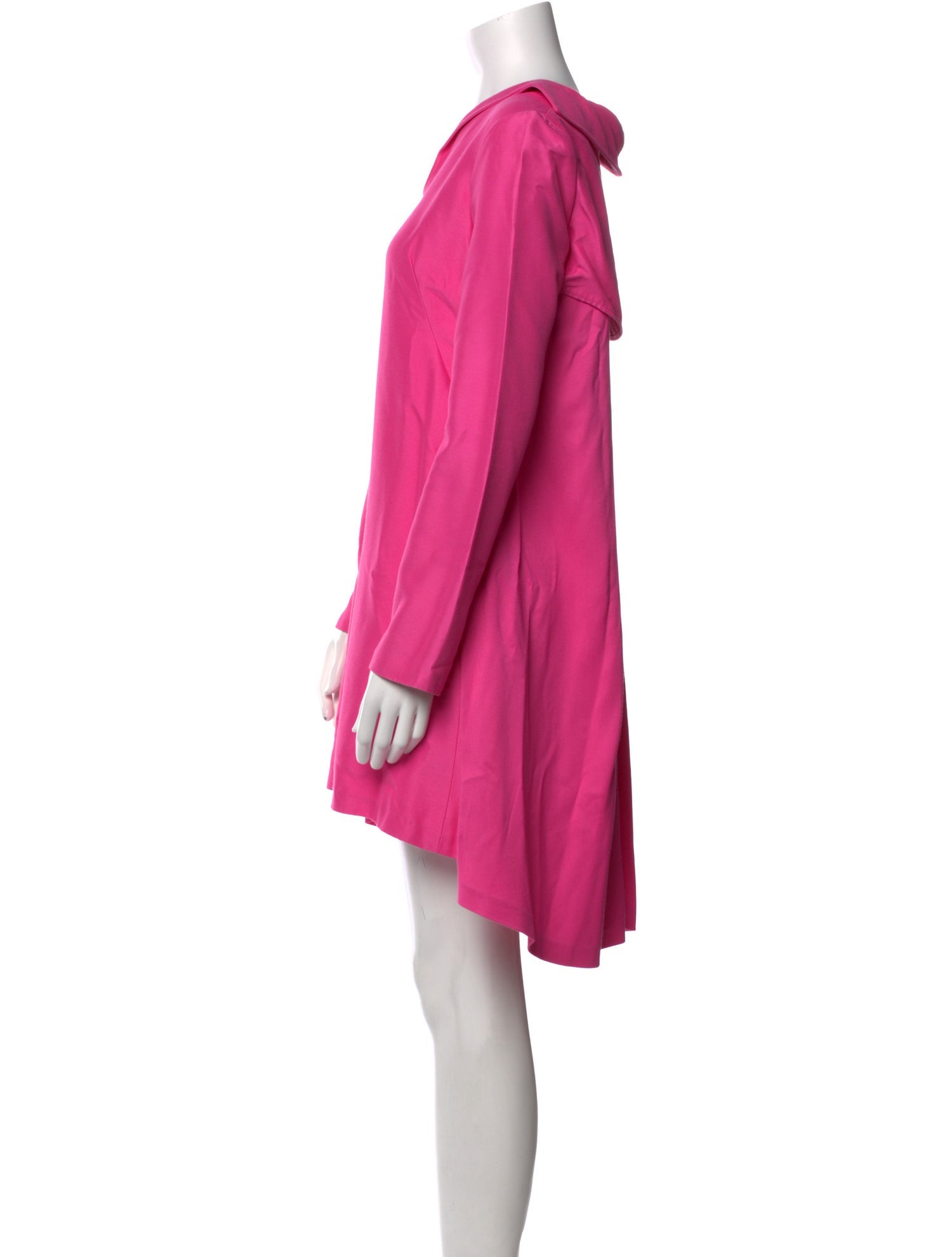 Brandon Maxwell V-Neck Mini Dress