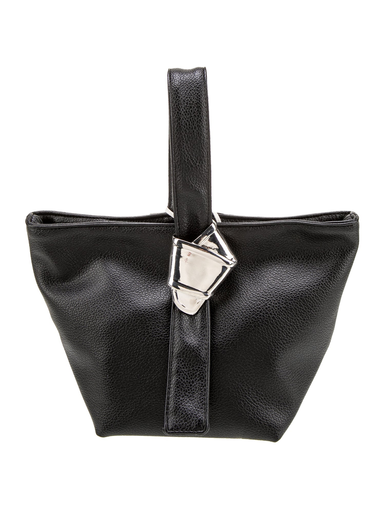 Brandon Maxwell Leather Top Handle Bag