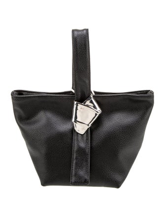 Brandon Maxwell Leather Top Handle Bag