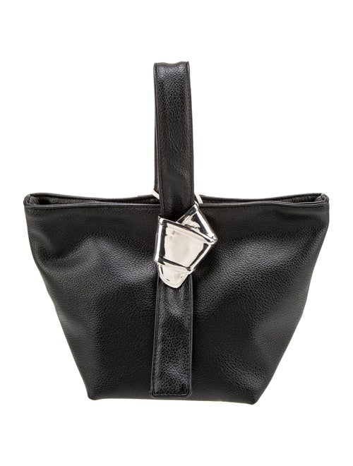 Brandon Maxwell Leather Top Handle Bag
