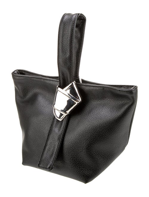 Brandon Maxwell Leather Top Handle Bag